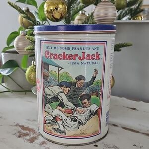 Vintage Limited Edition Cracker Jack Collectible Tin